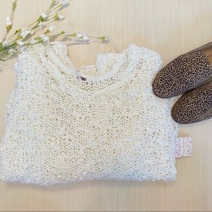 Free People NWT Cream Sweater